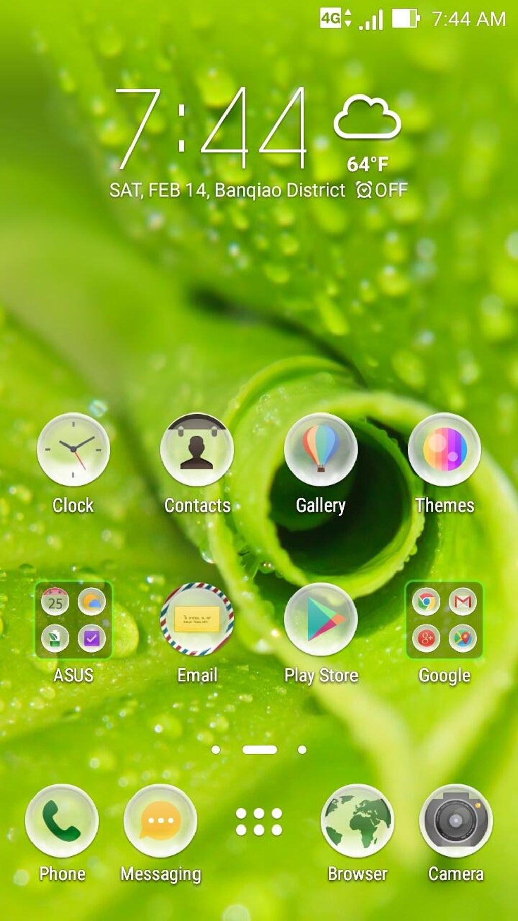 Fresh Green ASUS ZenUI Theme APK для Android — Скачать