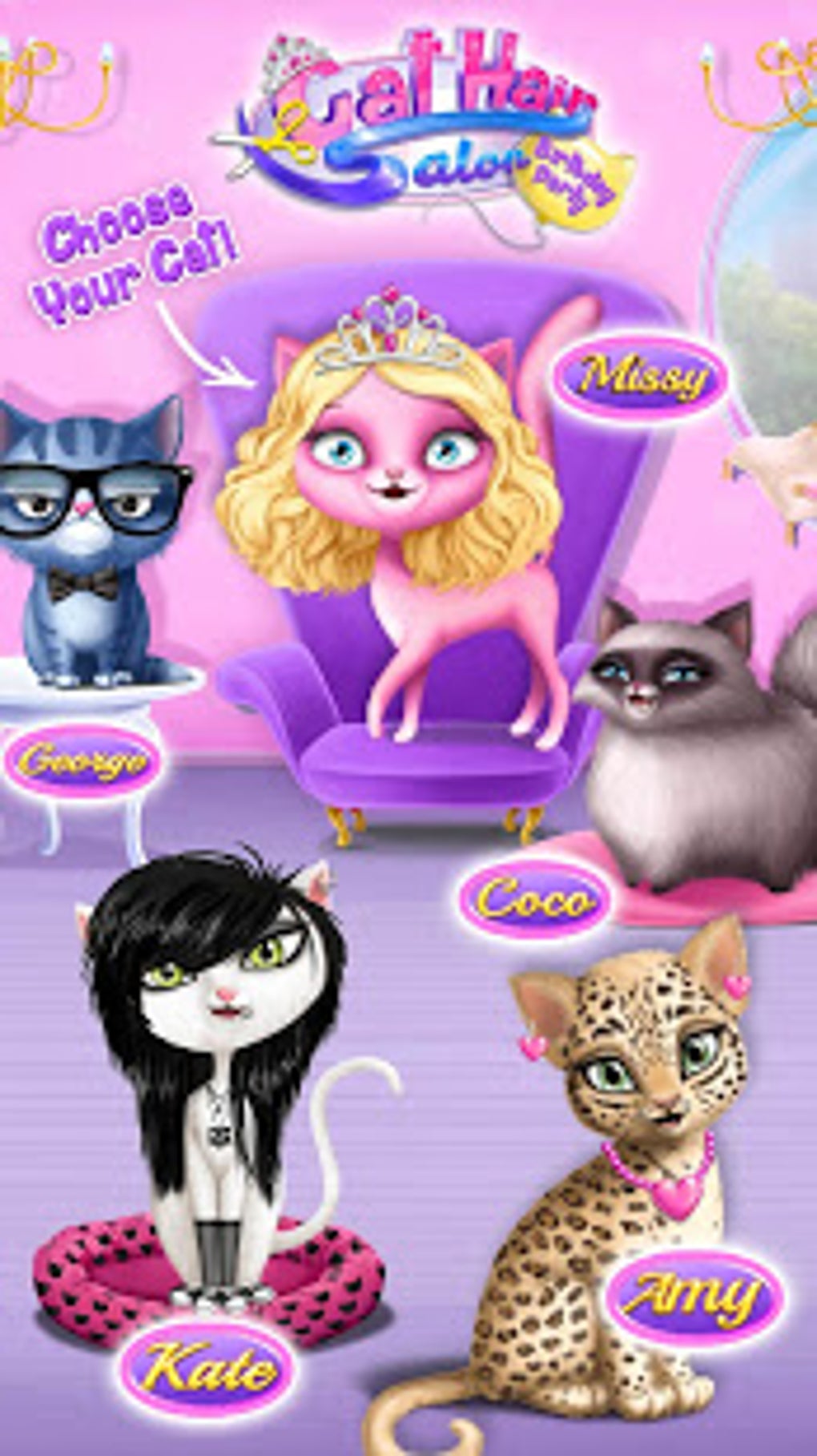 Cat Hair Salon Birthday Party FULL для Android — Скачать