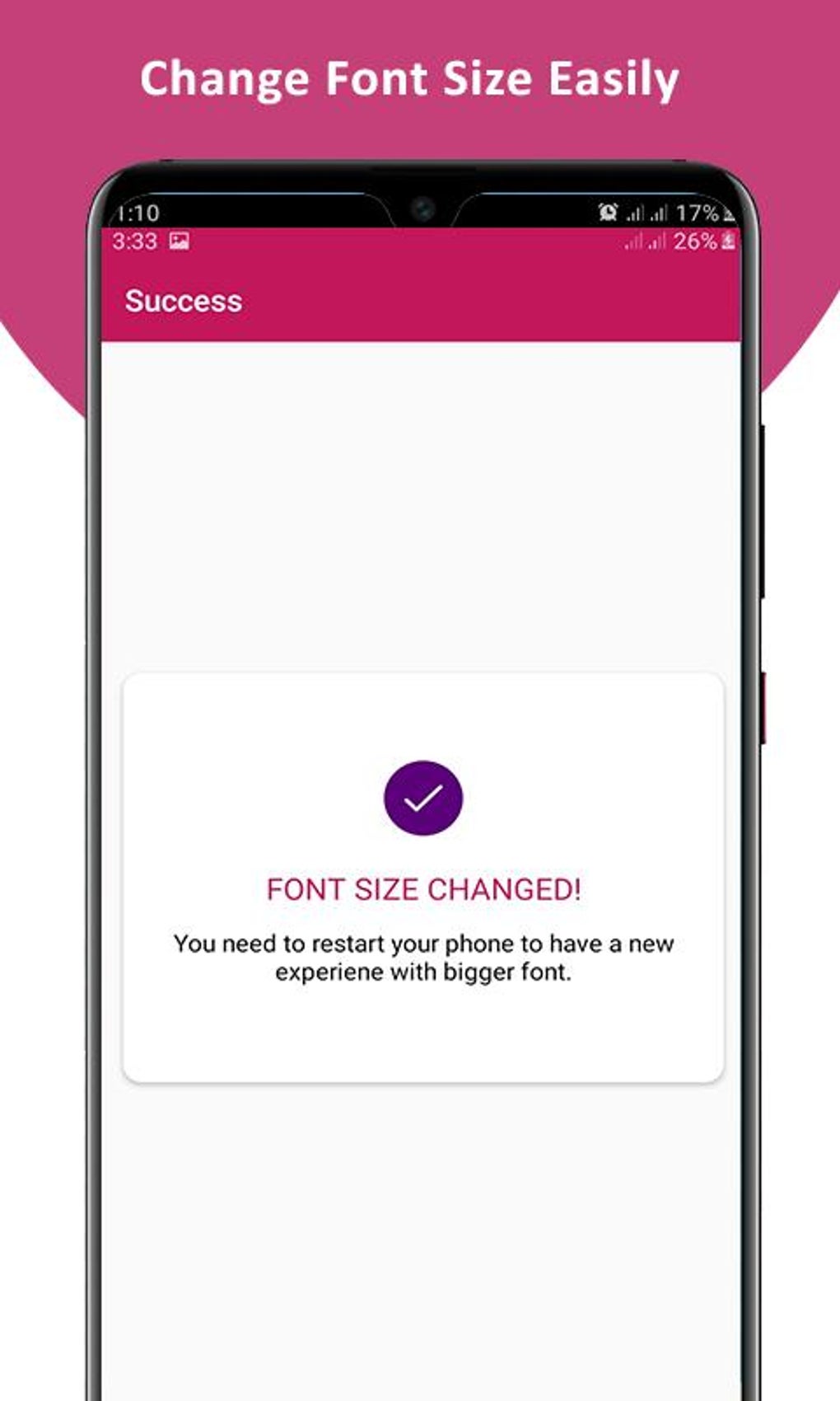 Change Font Size - Big Fonts APK для Android — Скачать