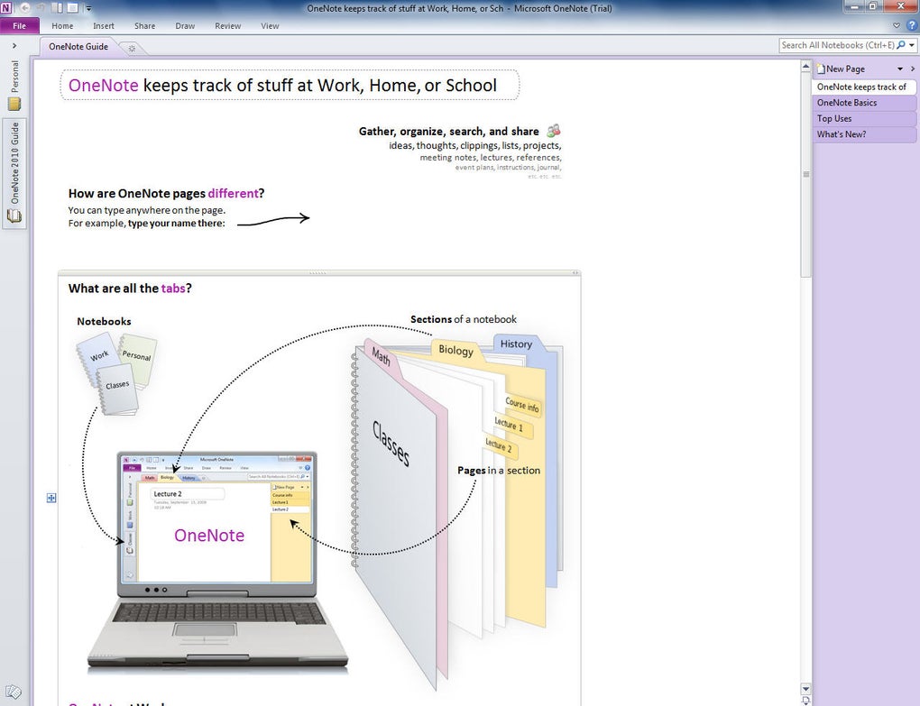 share a notebook in onenote for mac