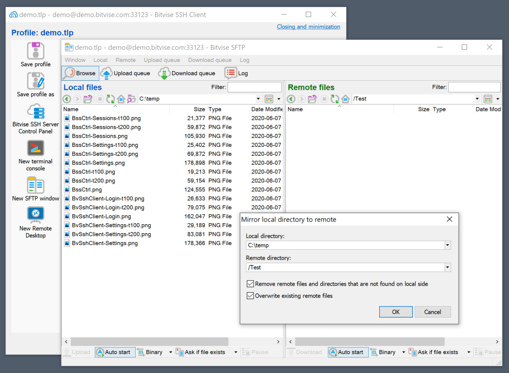 Bitvise SSH Client 9.31 for mac instal
