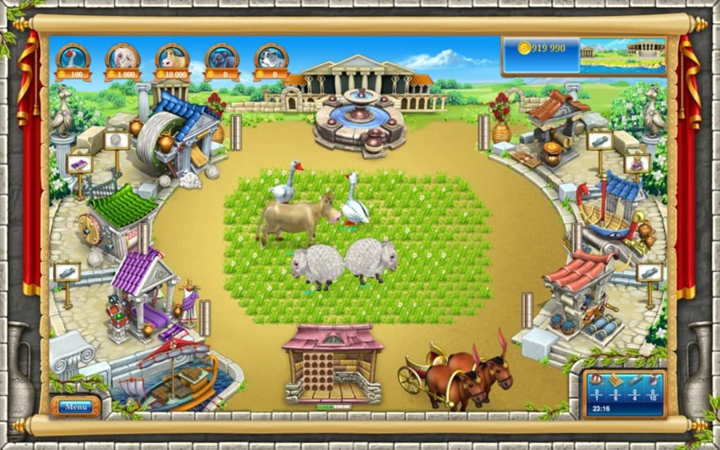 Игры делаем фермы. Весёлая ферма 3 древний Рим. Farm Frenzy 3. Игра веселая ферма древний Рим. Веселая ферма 3 Дэйв ферма.