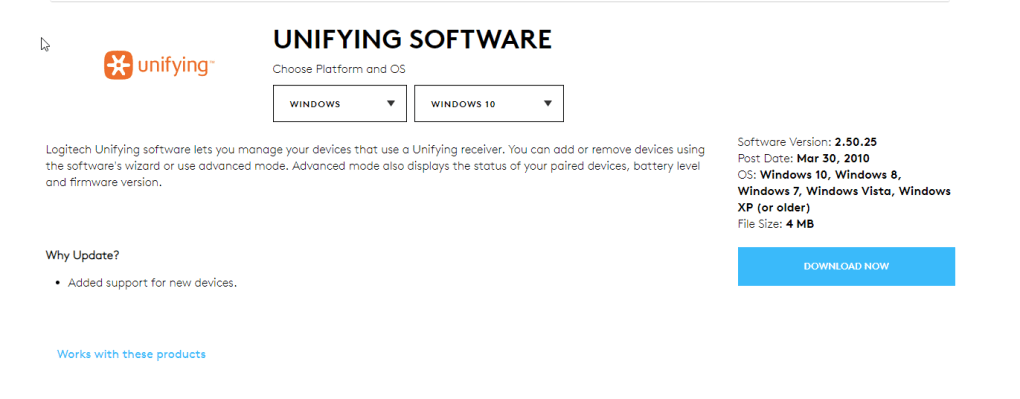Unifying Software - Download