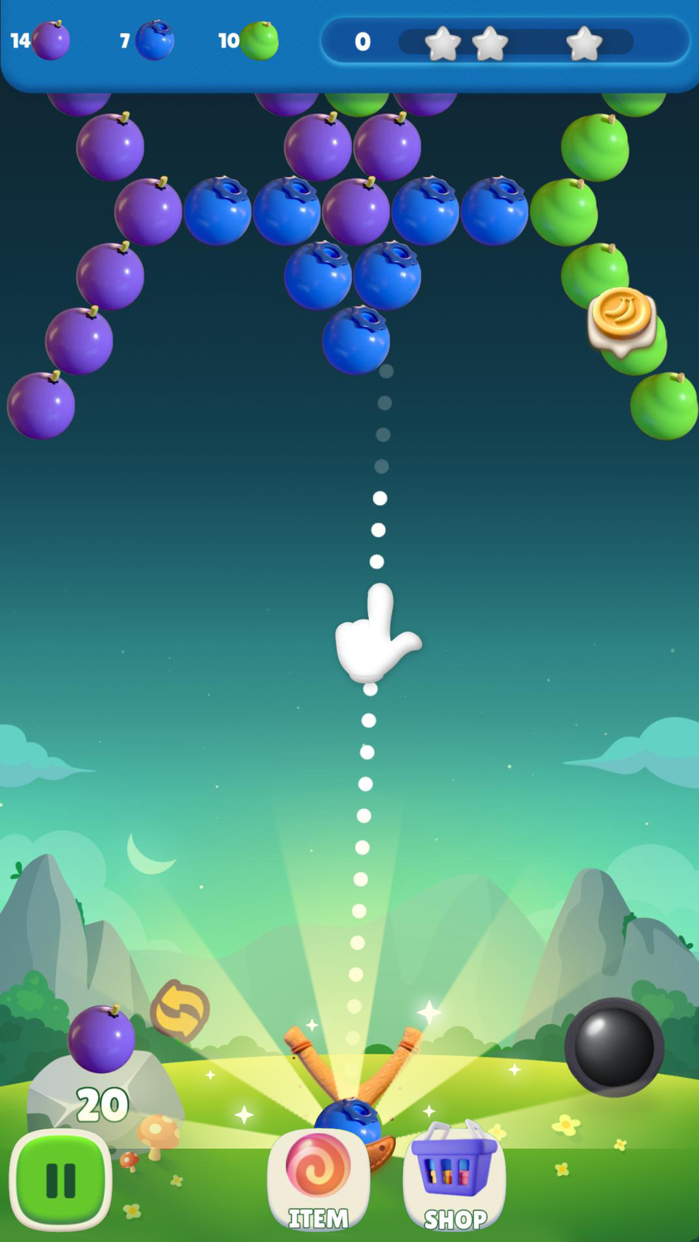IPhone Fruit Bubble Shooter 