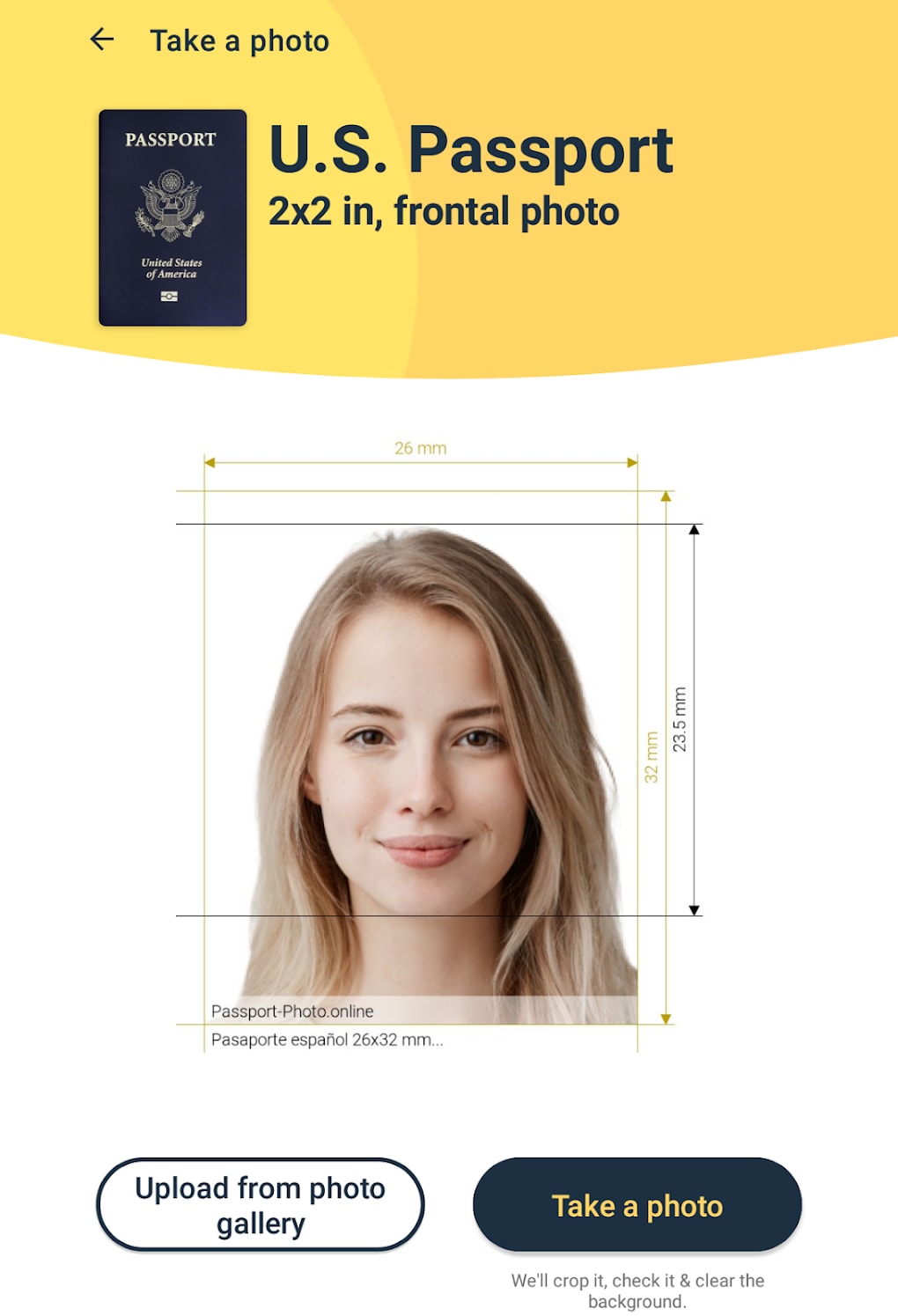 Passport Photo AiD US Passport Photo Booth App for Android Download