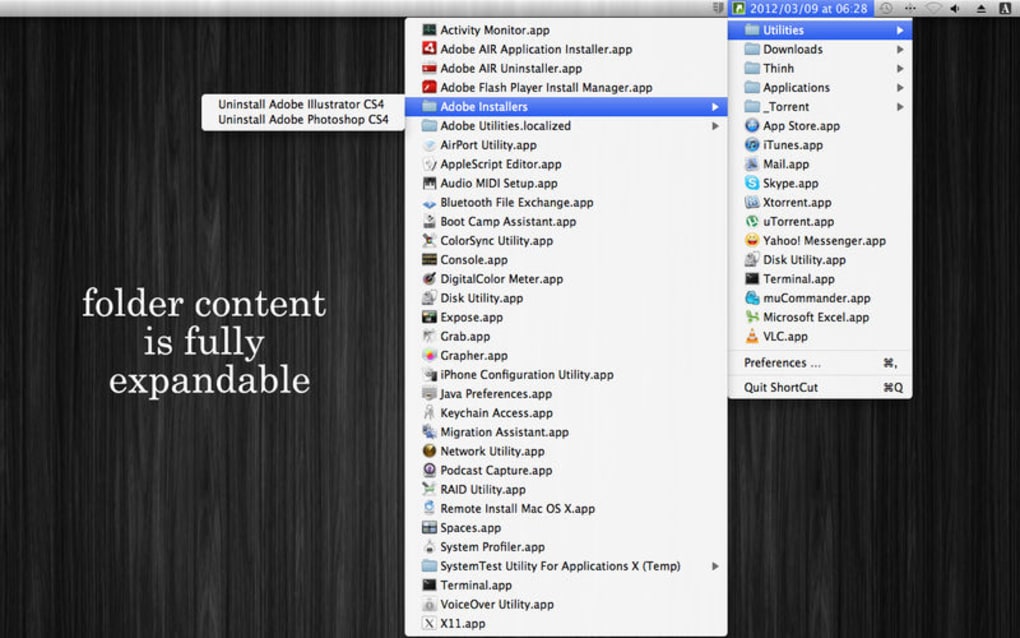 mac shortcuts screenshot