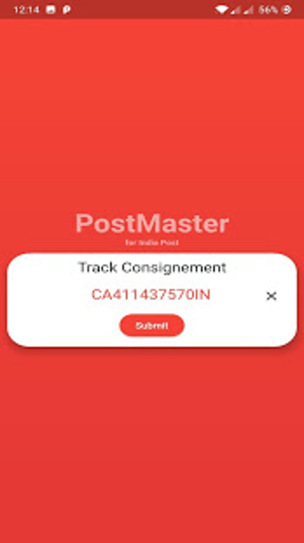 Speed post tracking postmaster for india pos t android 