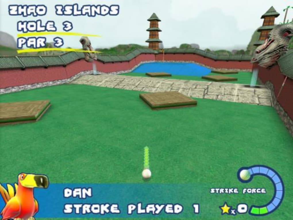 Island Mini-golf - 4 Player Games