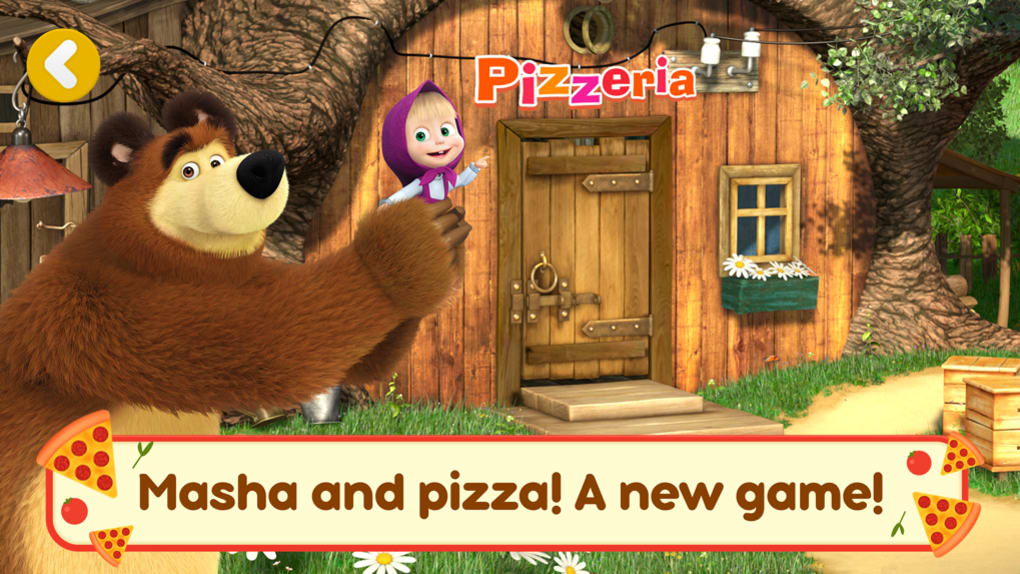 🔴MASHA E O URSO PIZZARIA - Jogo da masha e o urso em português - Masha and  the bear making pizza 