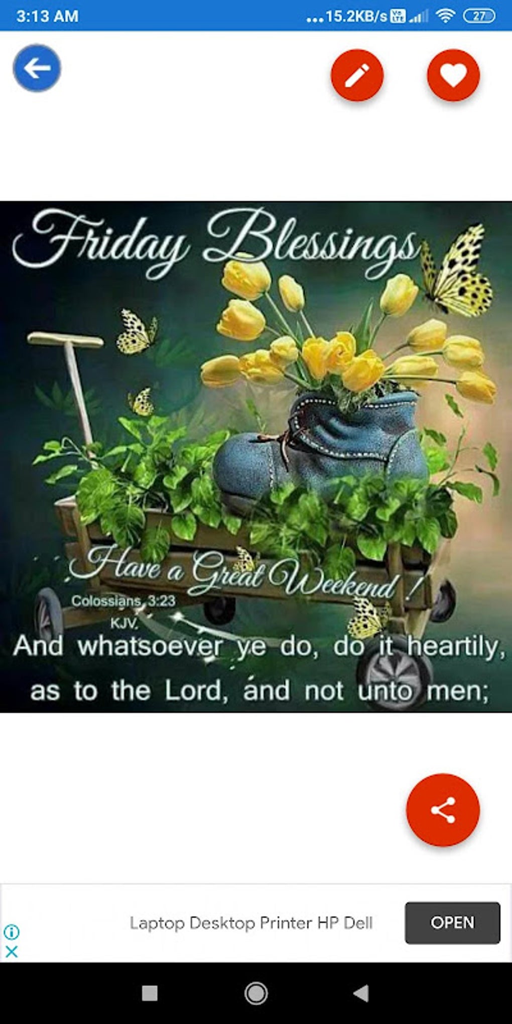 Everyday Greetings Sunday To Saturday 7 Days Wish For Android 
