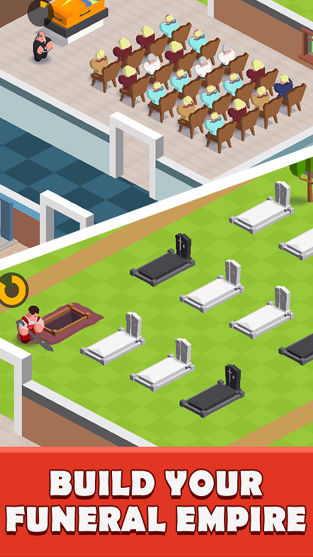 Idle Funeral Tycoon для iPhone — Скачать