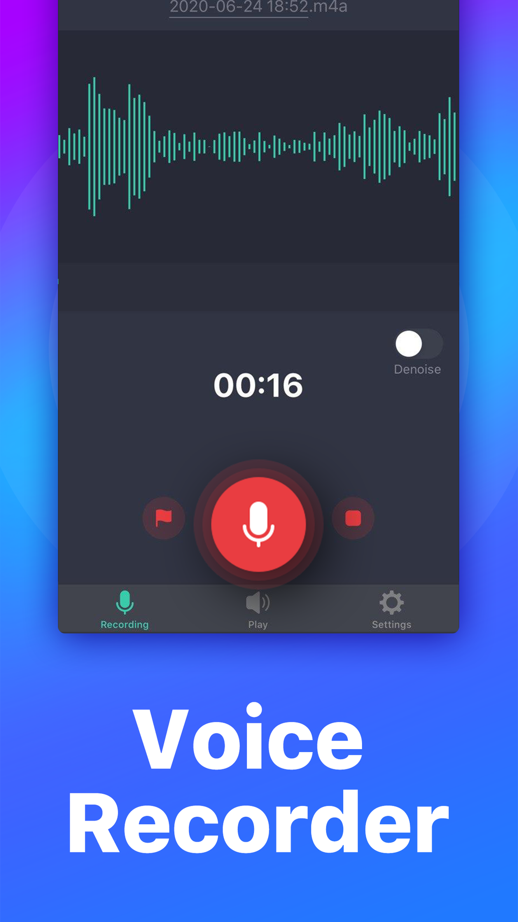Voice Recorder Memos Editor For IPhone 