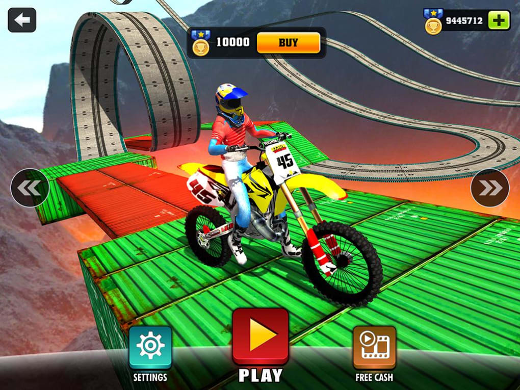 Jogo Impossible Moto Bike Track Stunts no Jogos 360