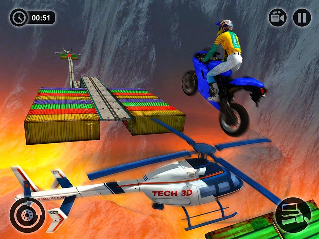 Ramp Moto Bike Racing Stunts Game #Dirt Motor Bike Racing Stunts