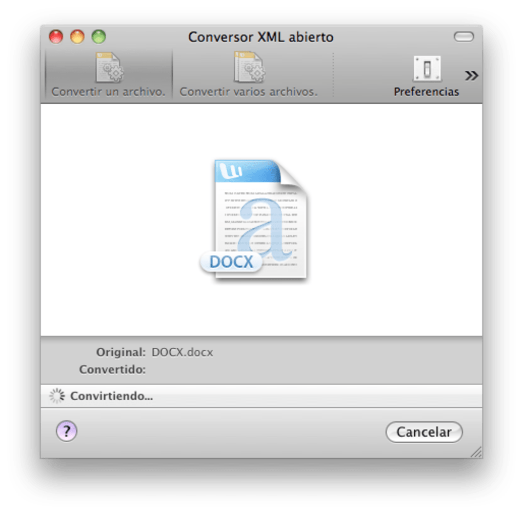 Office Open XML Converter para Mac - Descargar