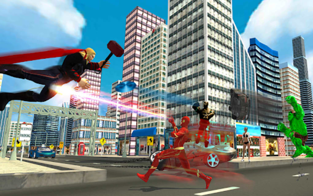 Android için Superhero Flash Heroflash speed hero flash games APK - İndir