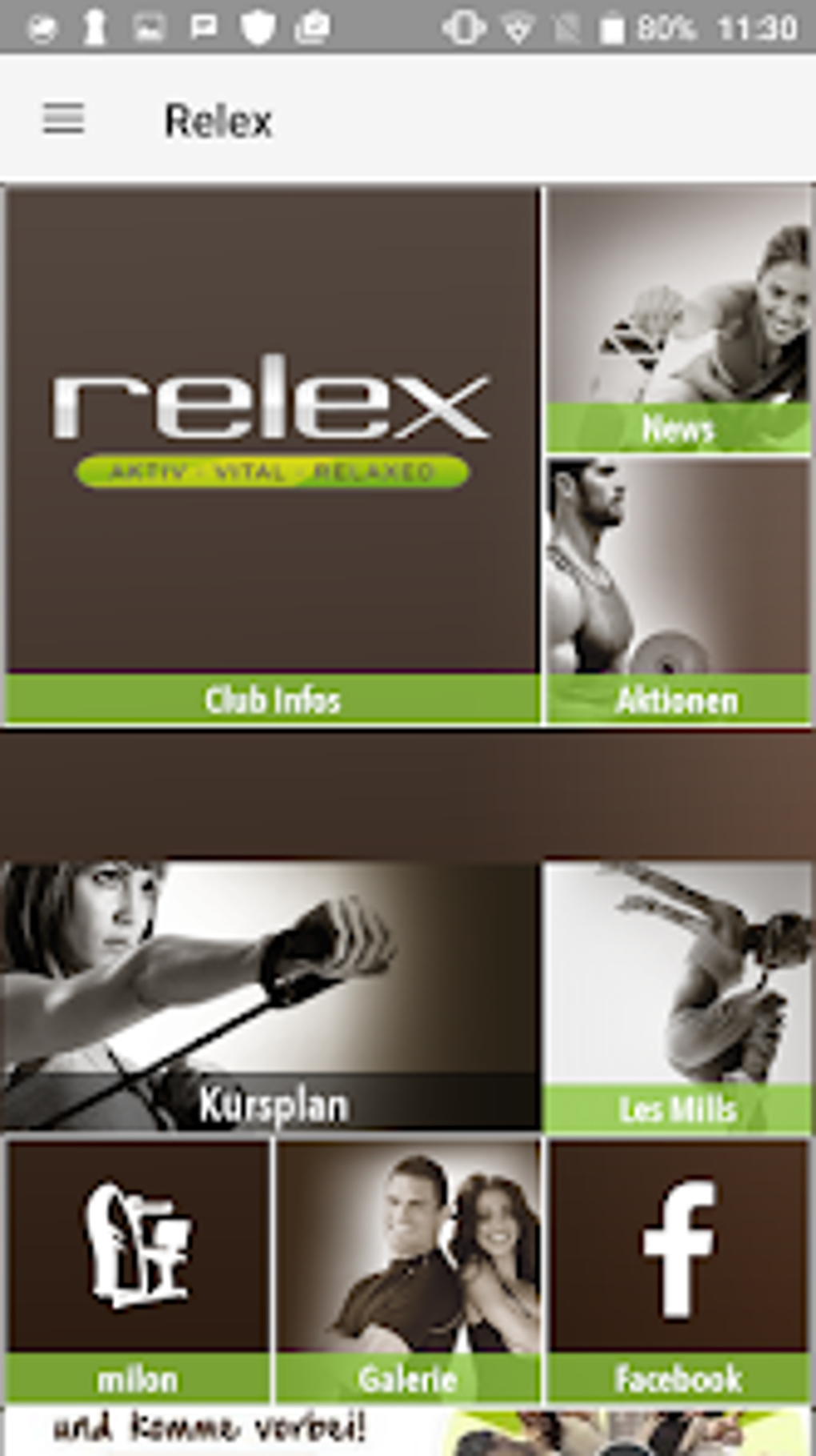 Relex Fitnessclub For Android - Download