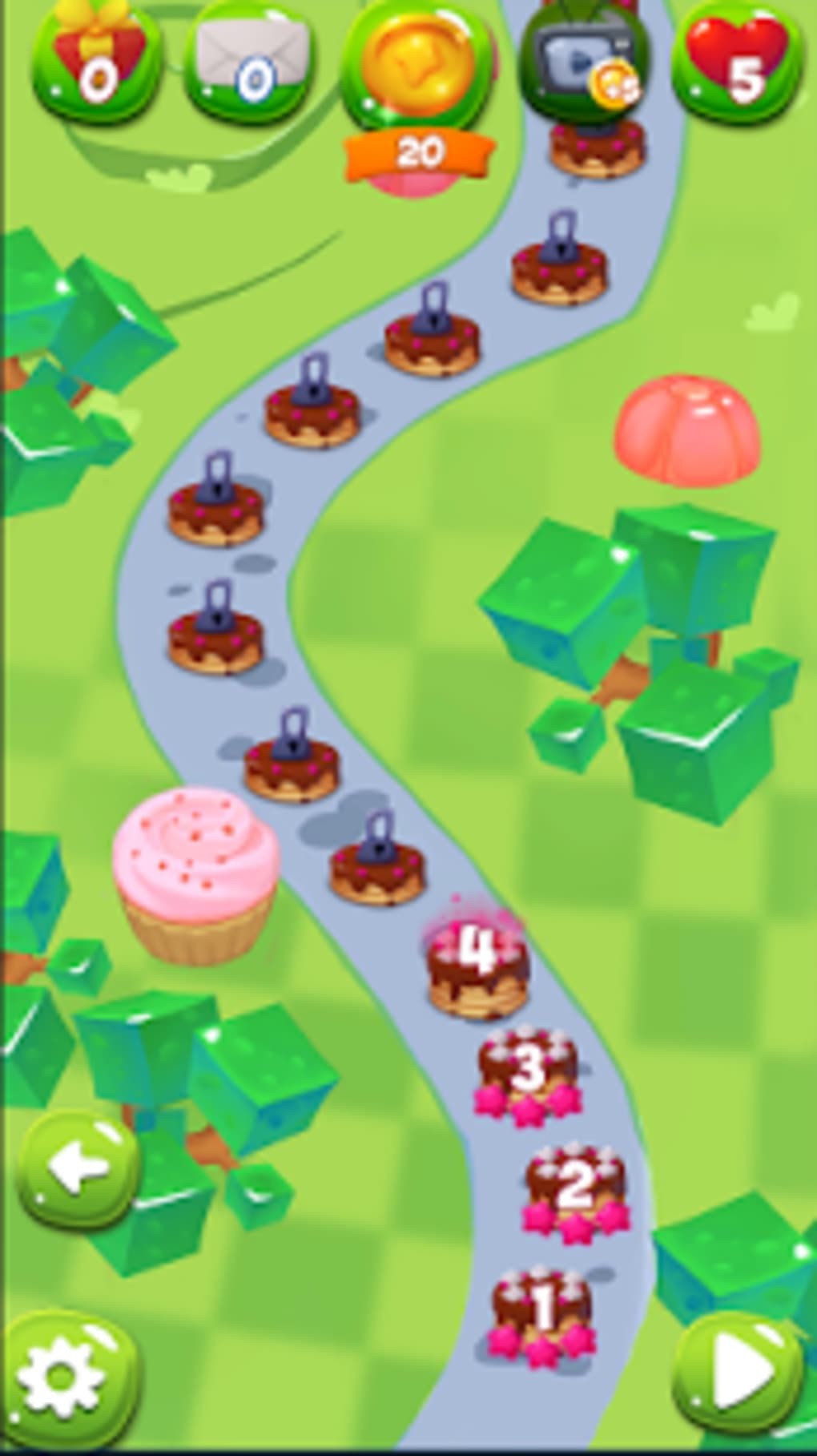 candy match 3 cake cookies screenshot