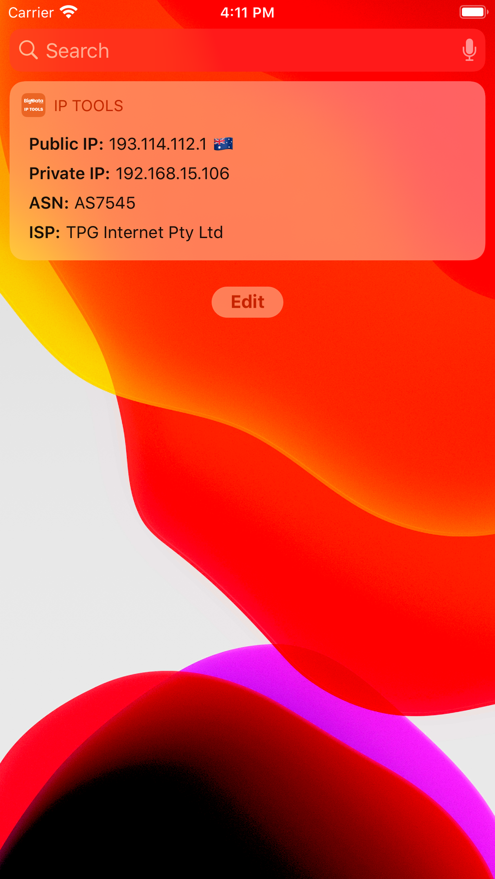 IPhone I in IP Tools Network Insights ndir Iphone i in ip tools network insights ndir