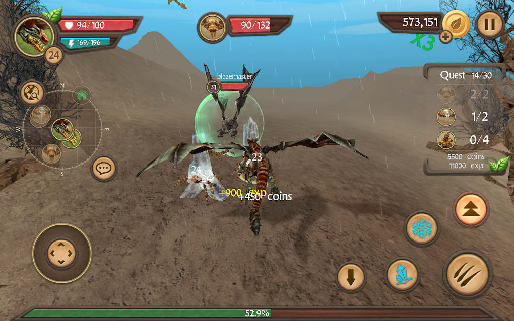 Simulador de Dragões Online Turbo Rocket Games Contém anúncios