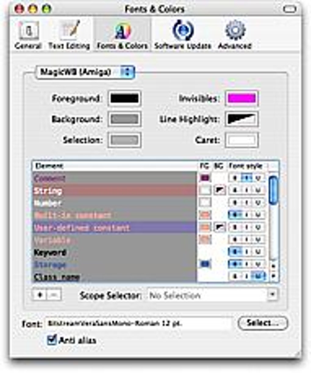 textmate window