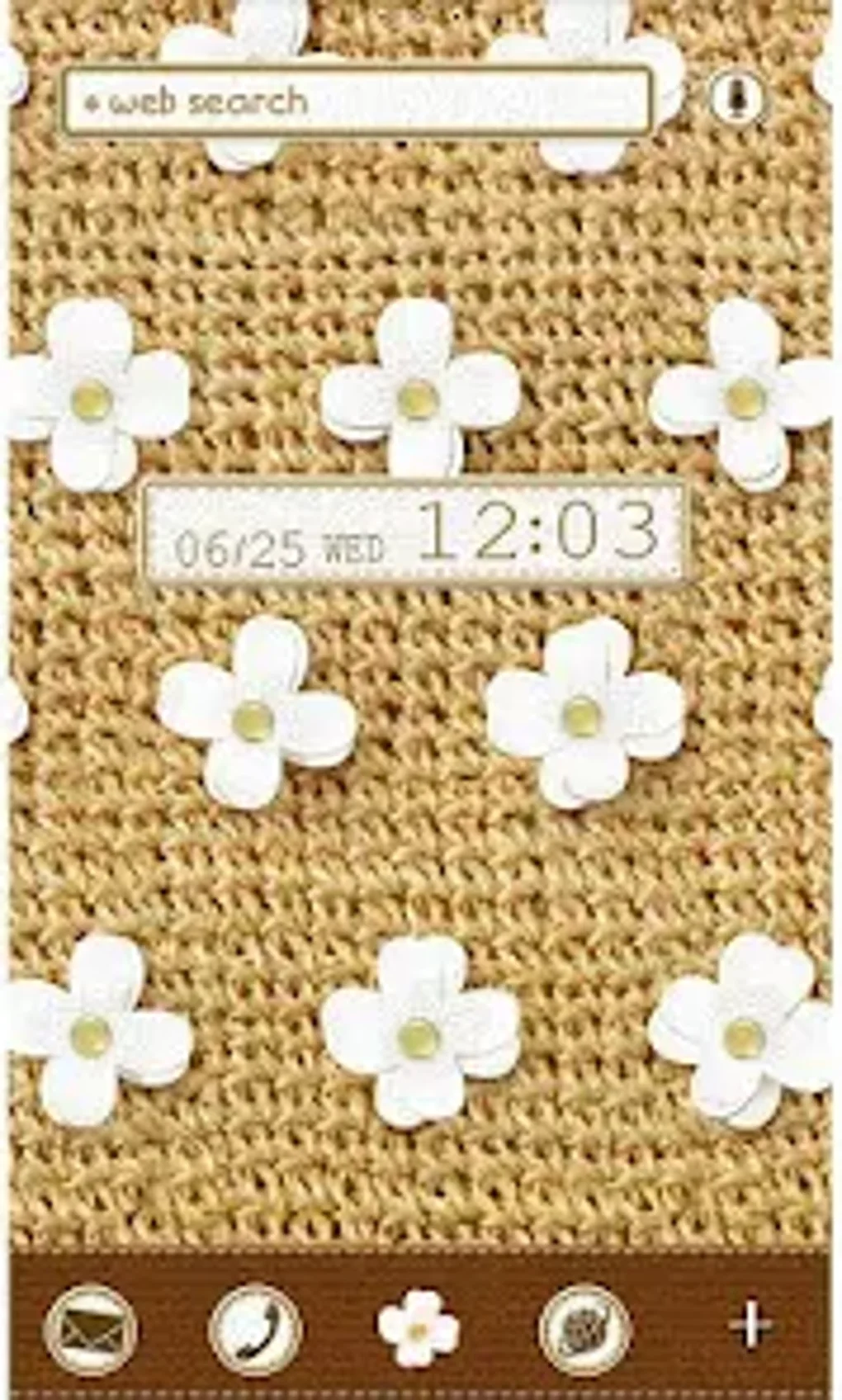 Cute ThemeSummer Flowers for Android Download