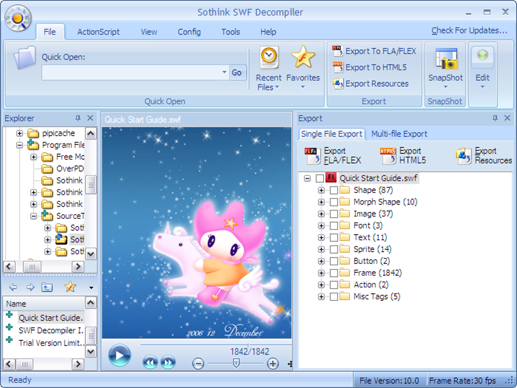 download sothink swf decompiler