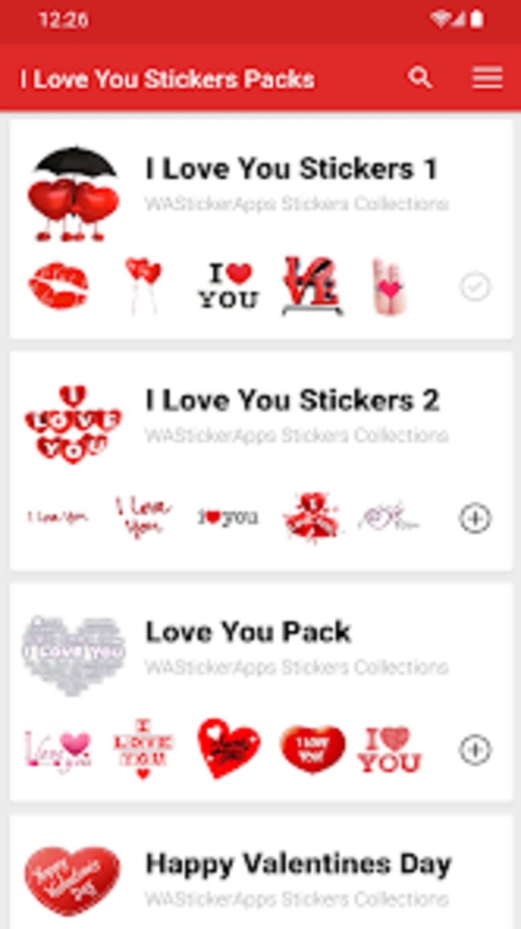 Wasticker for Whatsapp love on the App Store