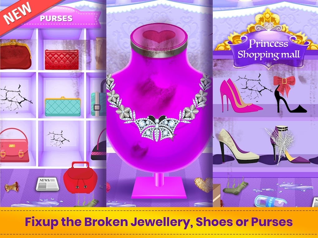Pink Princess Grocery Market Cash Register APK Android ダウンロード