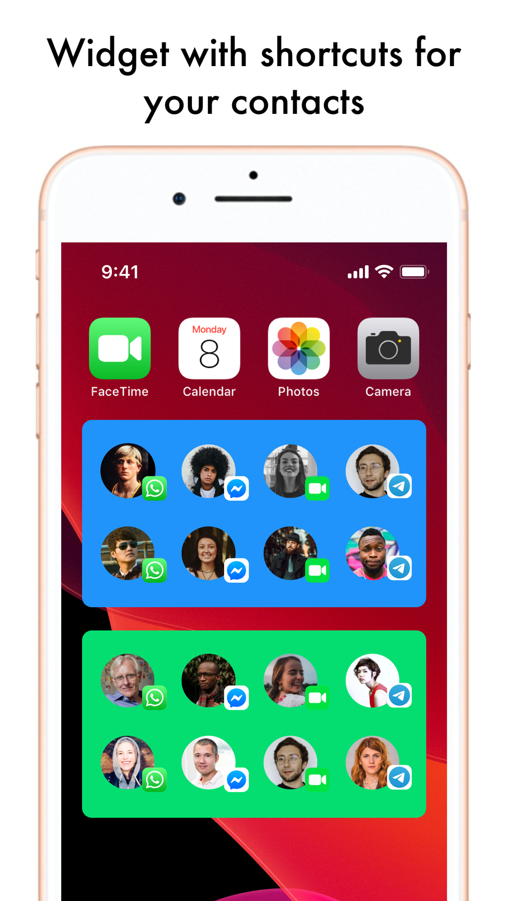 Shortcut for Contacts - Widget for iPhone - Download
