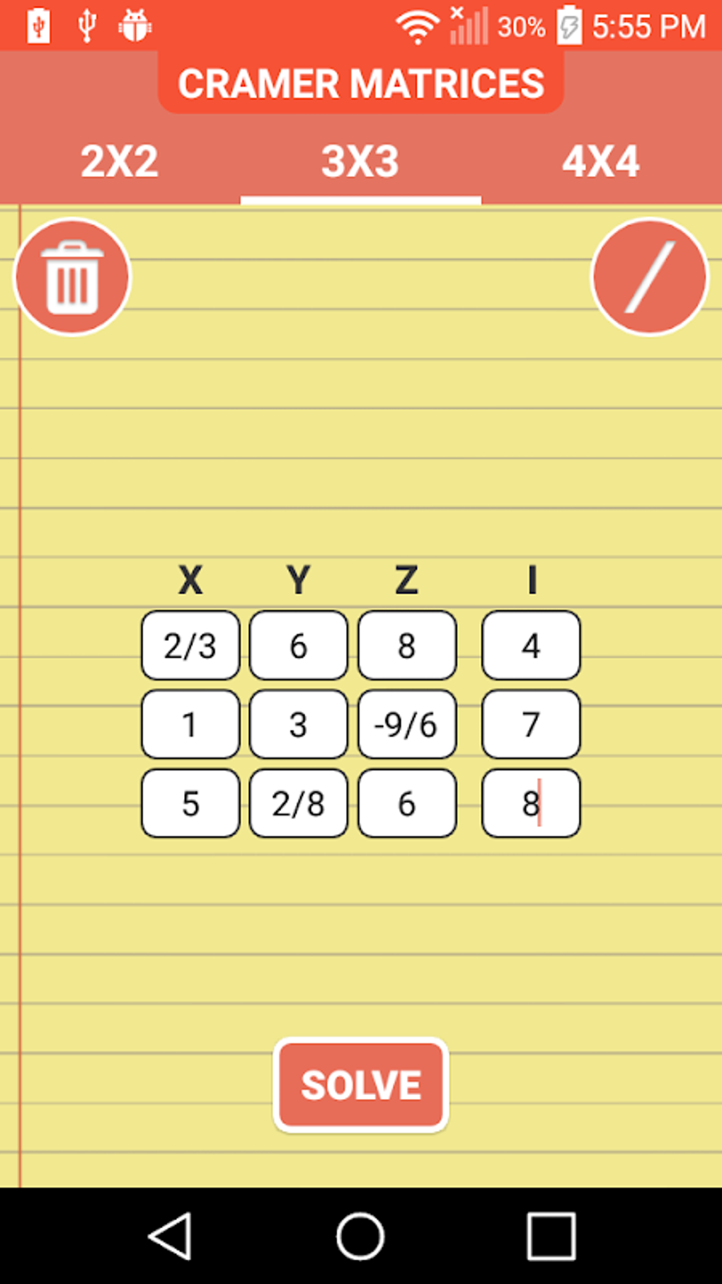 Cramer Matrices APK для Android — Скачать