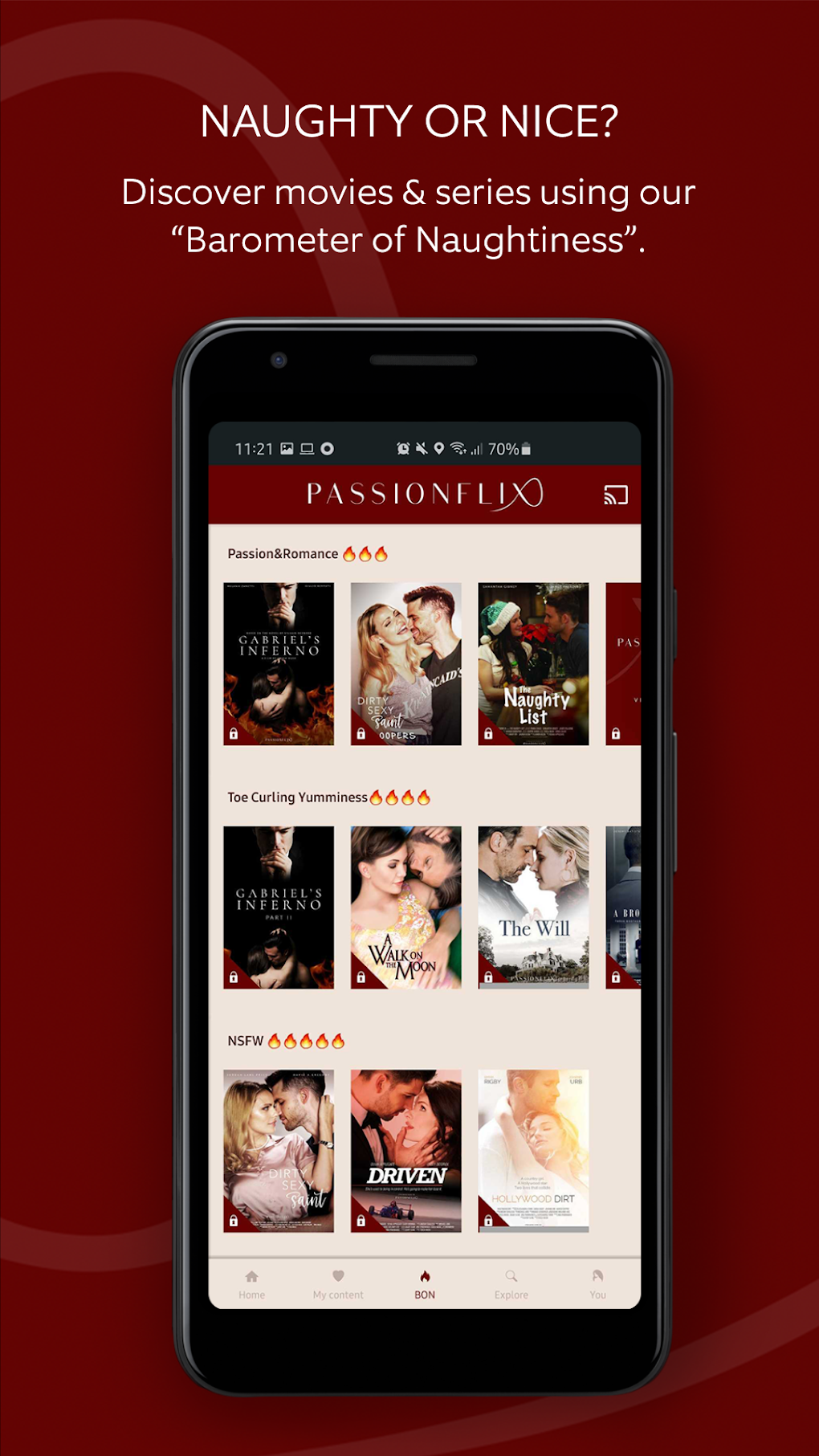 Passionflix для Android — Скачать