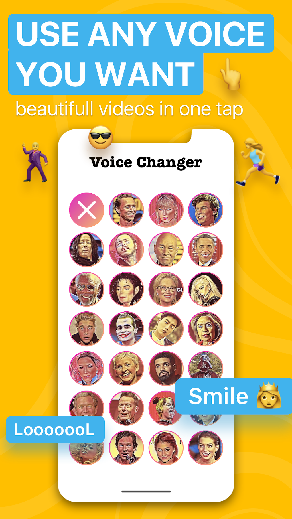 Voicer Celebrity Voice Changer для Android — Скачать