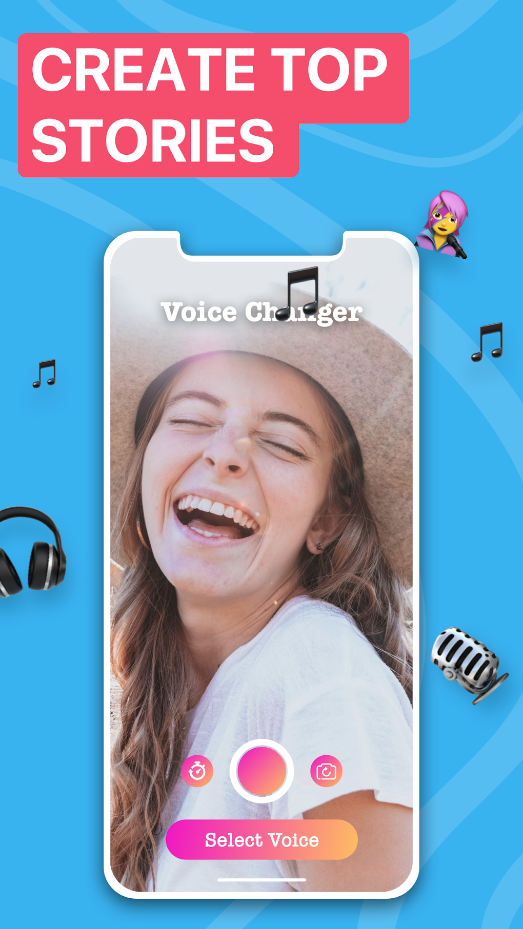 Voicer Celebrity Voice Changer для Android — Скачать