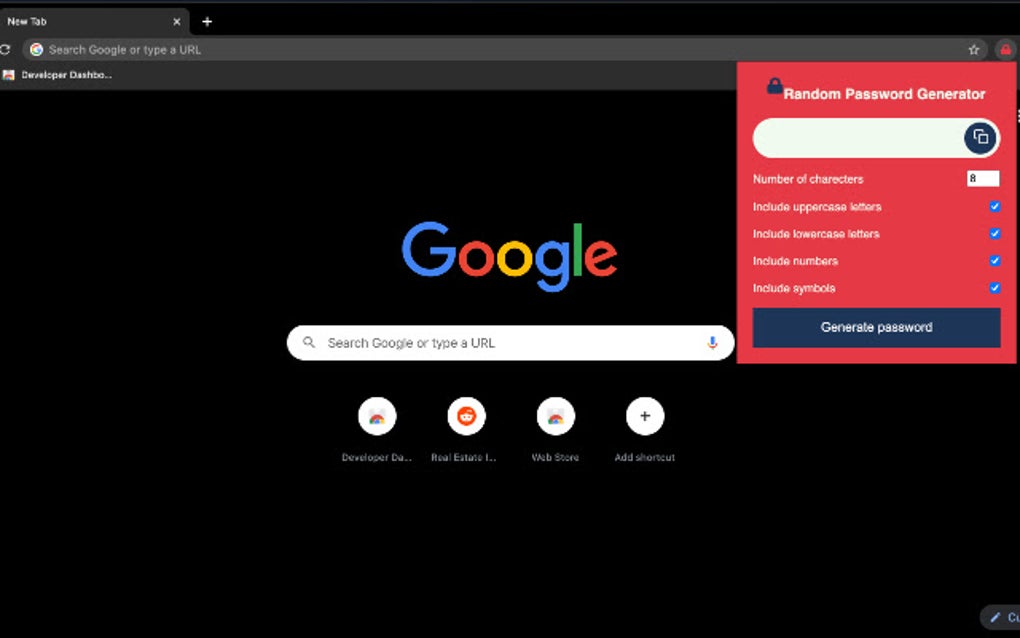 Strong Password Generator pour Google Chrome - Extension Télécharger
