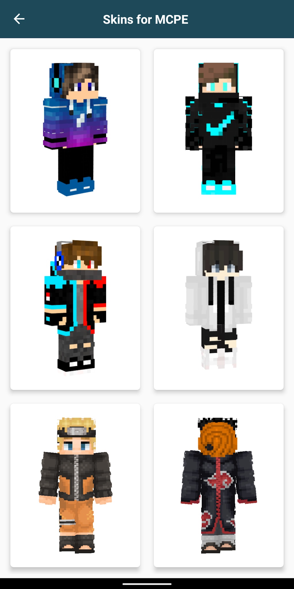 Skins For Minecraft PE, Skins for Minecraft PE::Appstore for  Android