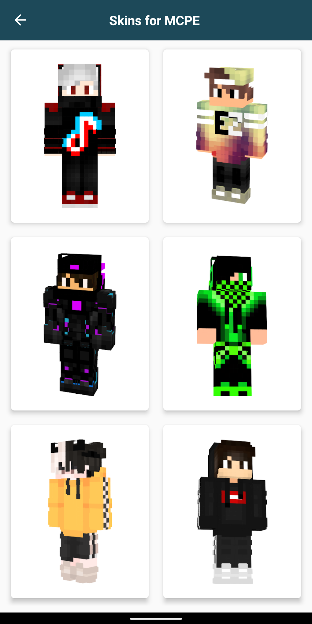 Boys Skins for Minecraft PE для Android — Скачать