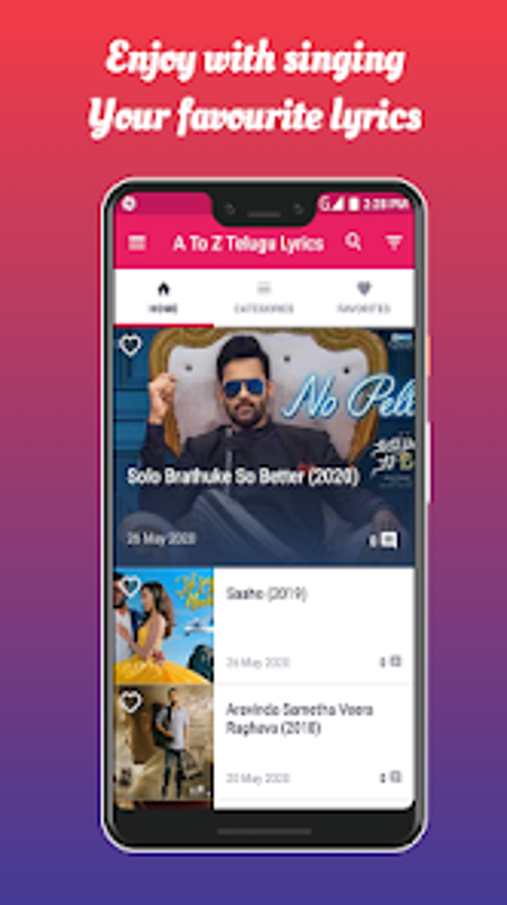 A To Z Telugu Lyrics for Android - Download