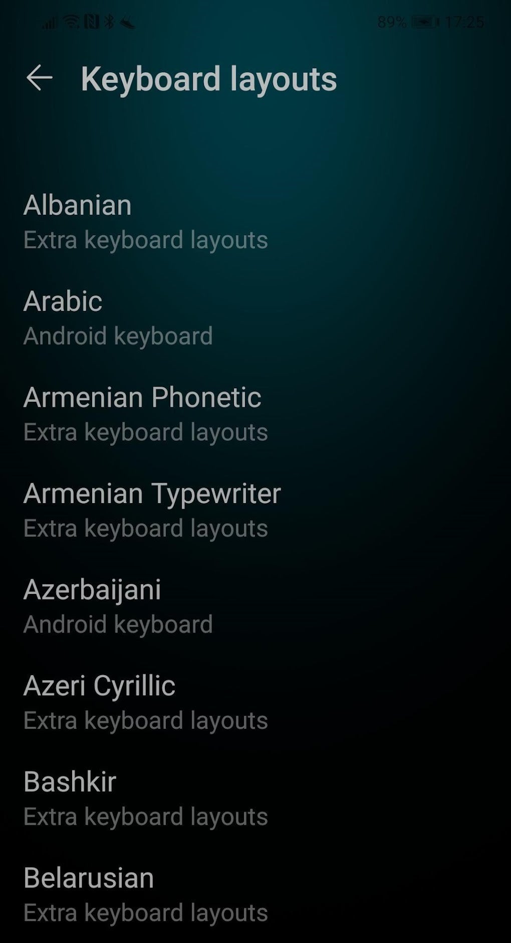 Extra Physical Keyboard Layouts для Android — Скачать