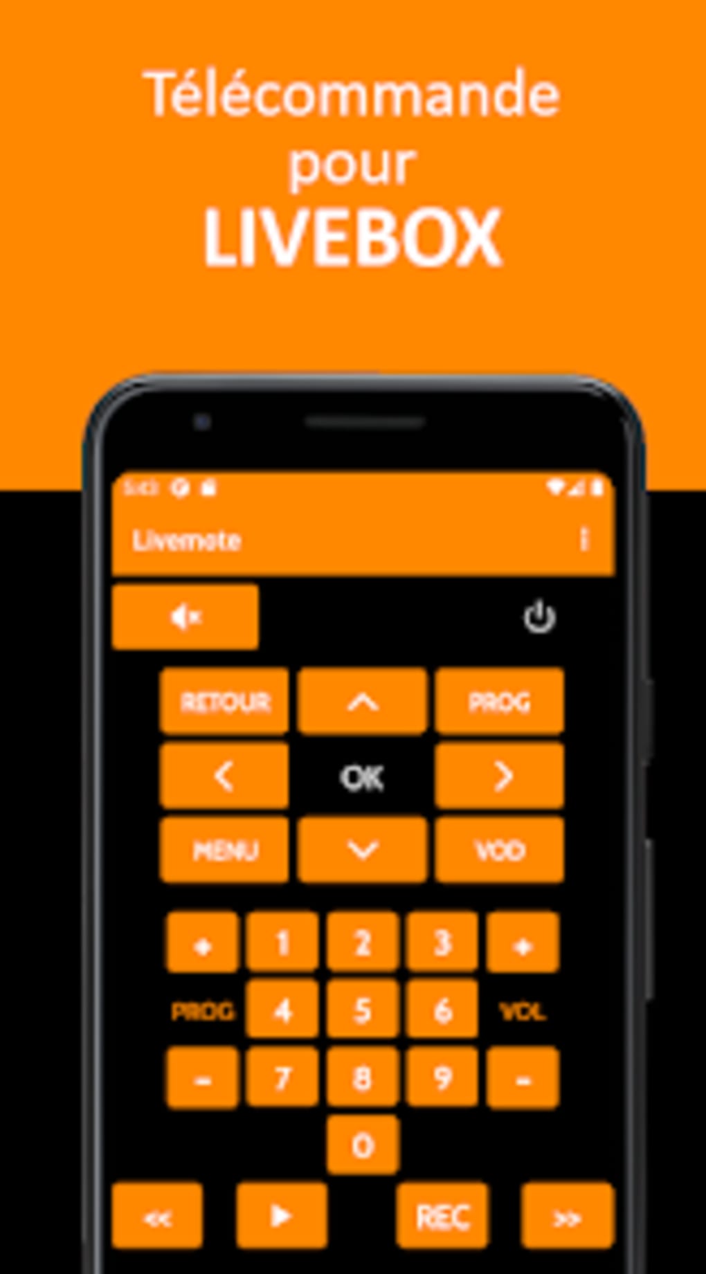 Livemote Télécommande Livebox for Android - Download