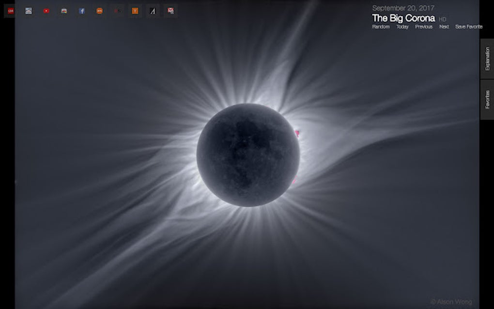 Astronomy Picture Of The Day APOD By The Trav For Google Chrome Astronomy picture of the day apod by the trav for google chrome