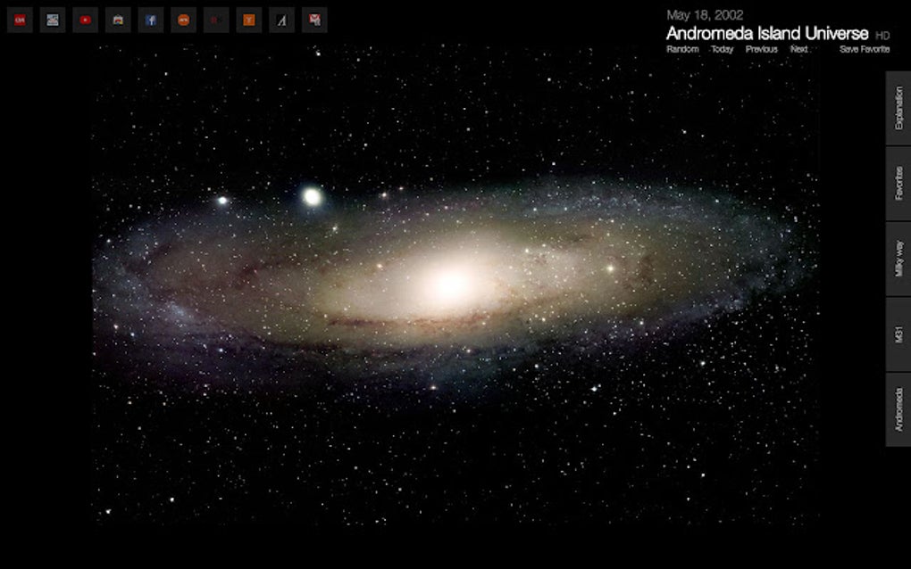 Astronomy Picture Of The Day APOD By The Trav For Google Chrome 