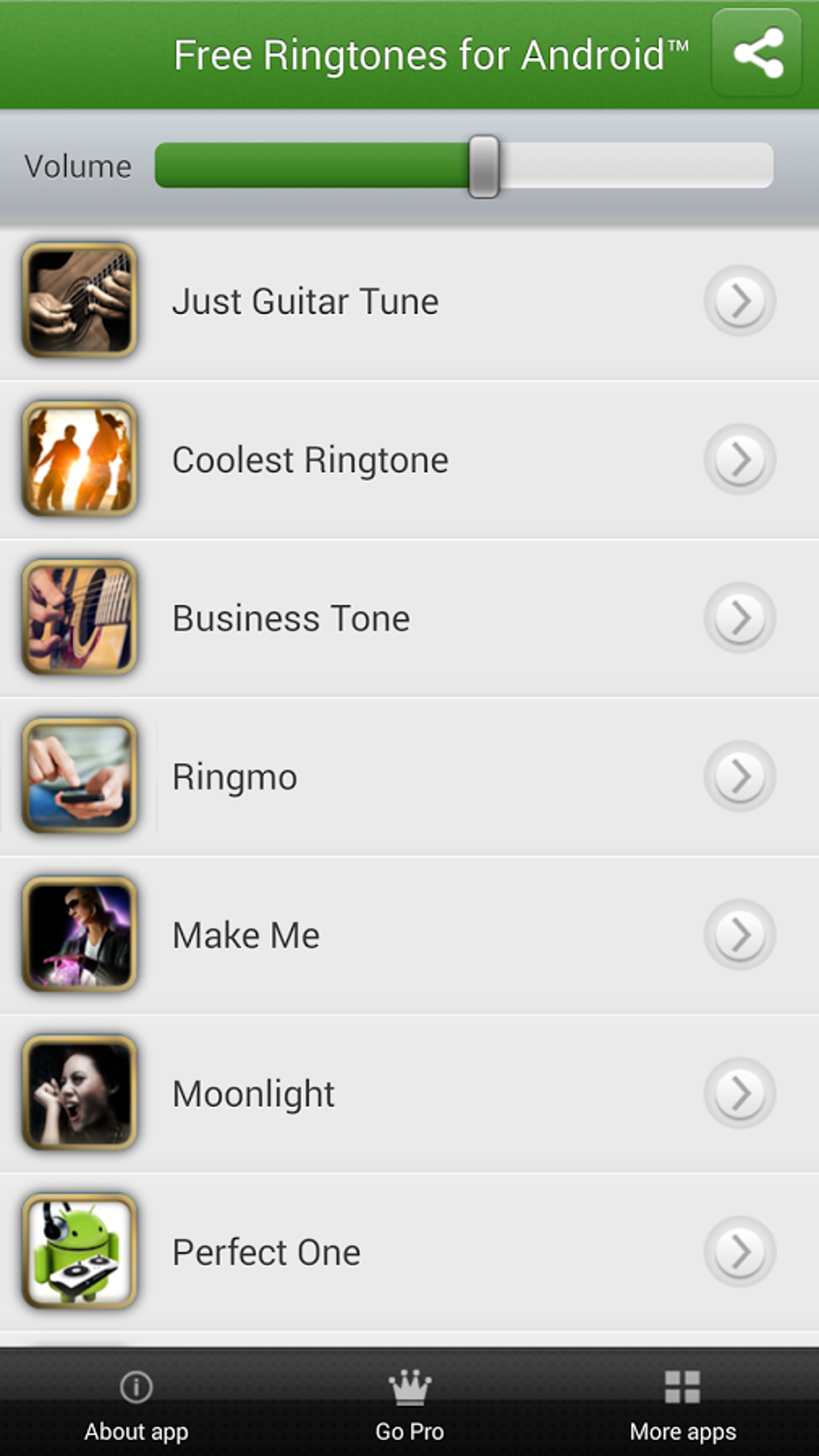 a website to ringtones