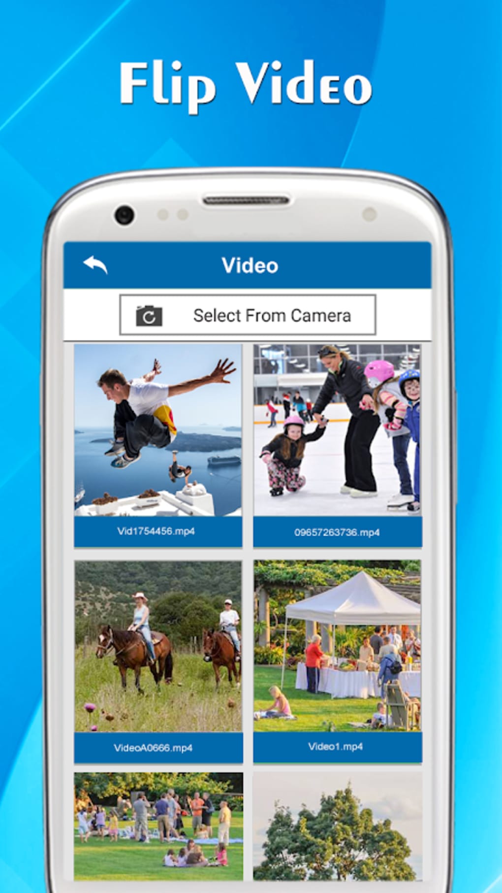 Приложение на Flip 3. Flip Video application. Video Cutter apps.