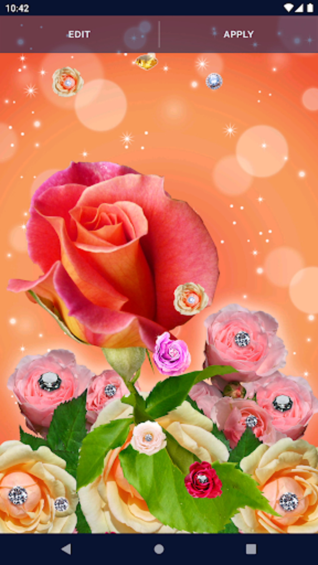 Diamond Rose Live Wallpaper APK для Android — Скачать