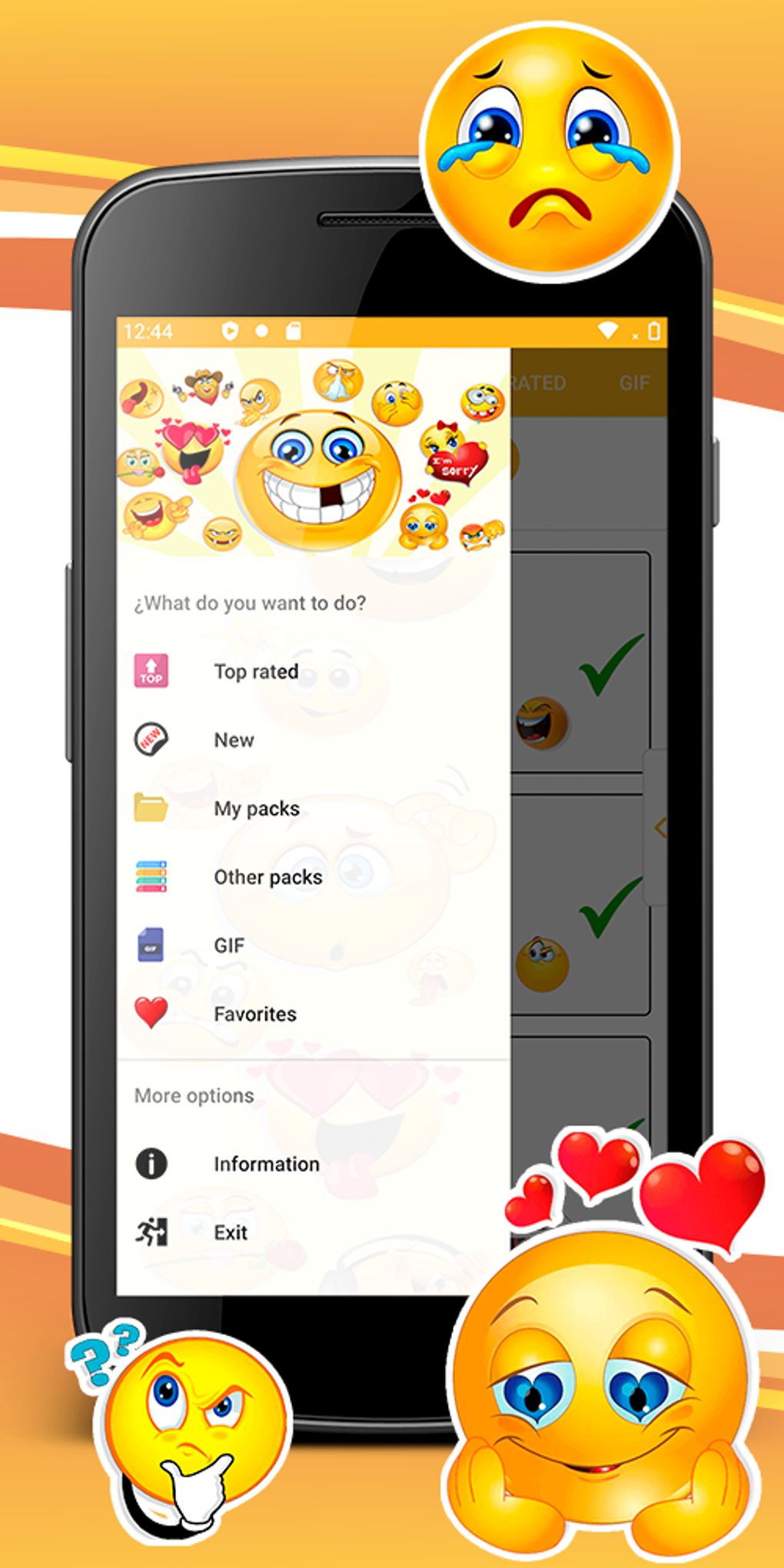 WASticker animated emojis for Android - Download