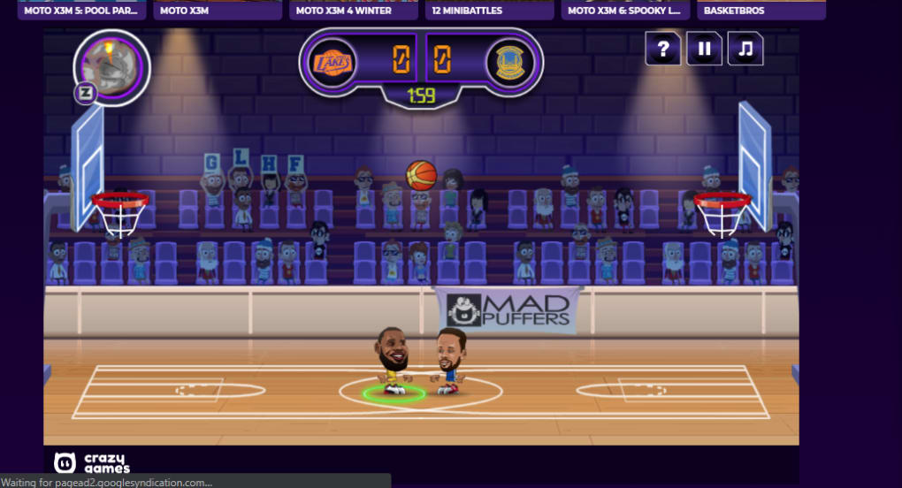 Mad Basketball Stars, Free online game