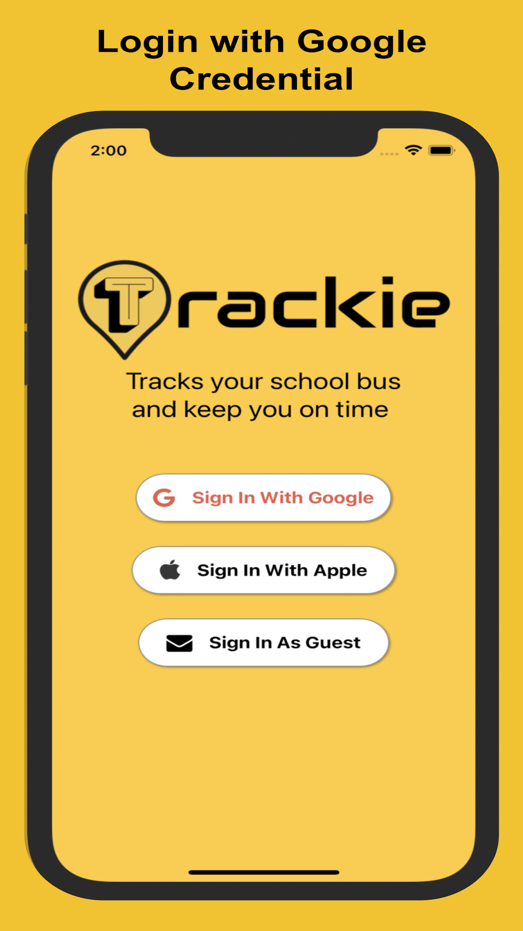 Trackie - School Bus Tracker สำหรับ iPhone - ดาวน์โหลด