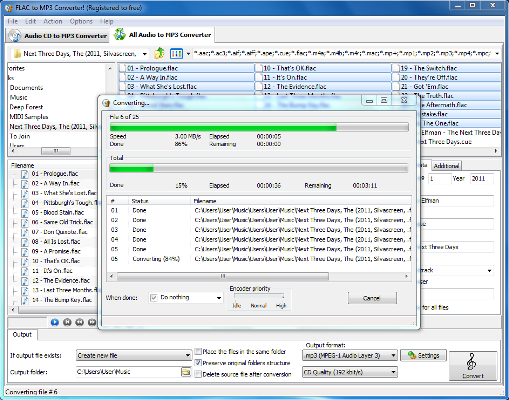 lpcm to flac converter