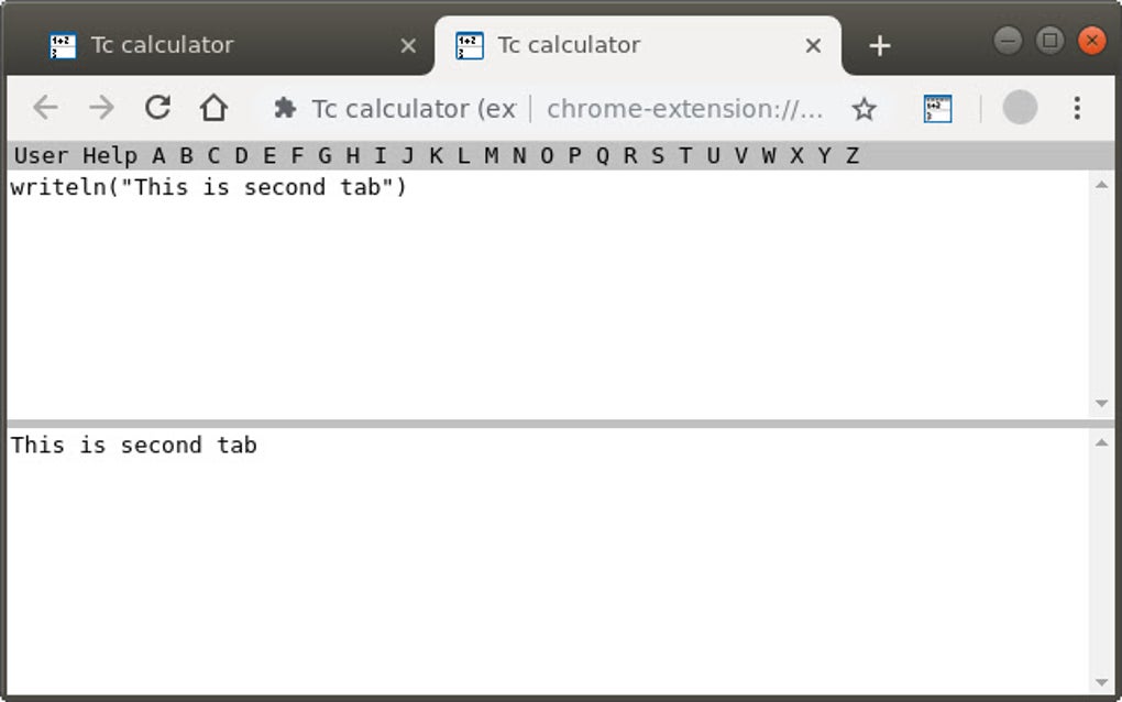 Tc calculator (extension) for Google Chrome Extension Download